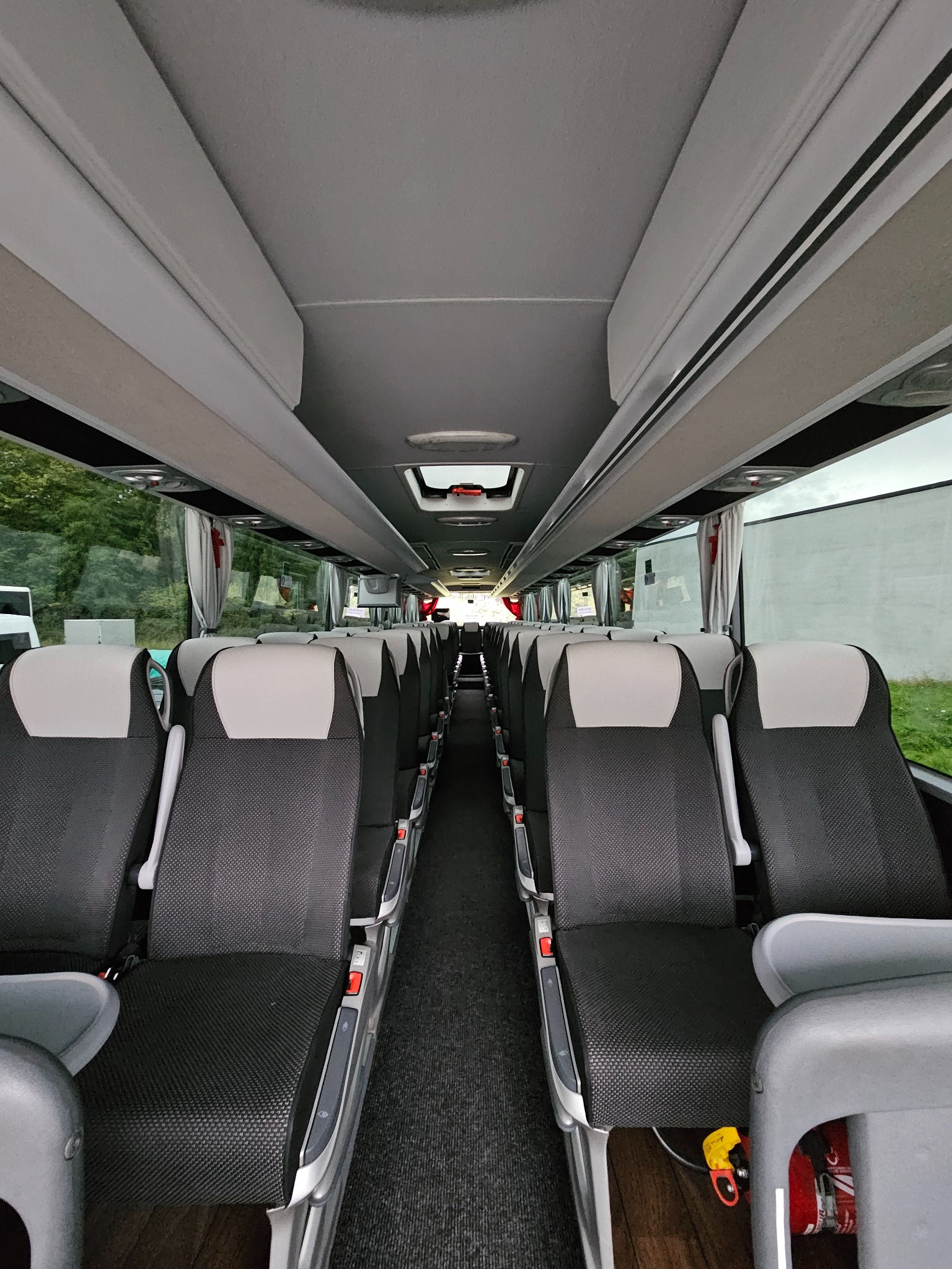 Intérieur confortable autocar de tourisme